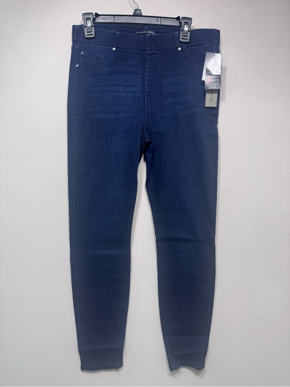 Liverpool Los Angeles The Abby Skinny Pull On Knit Denim Jeggings 10/30